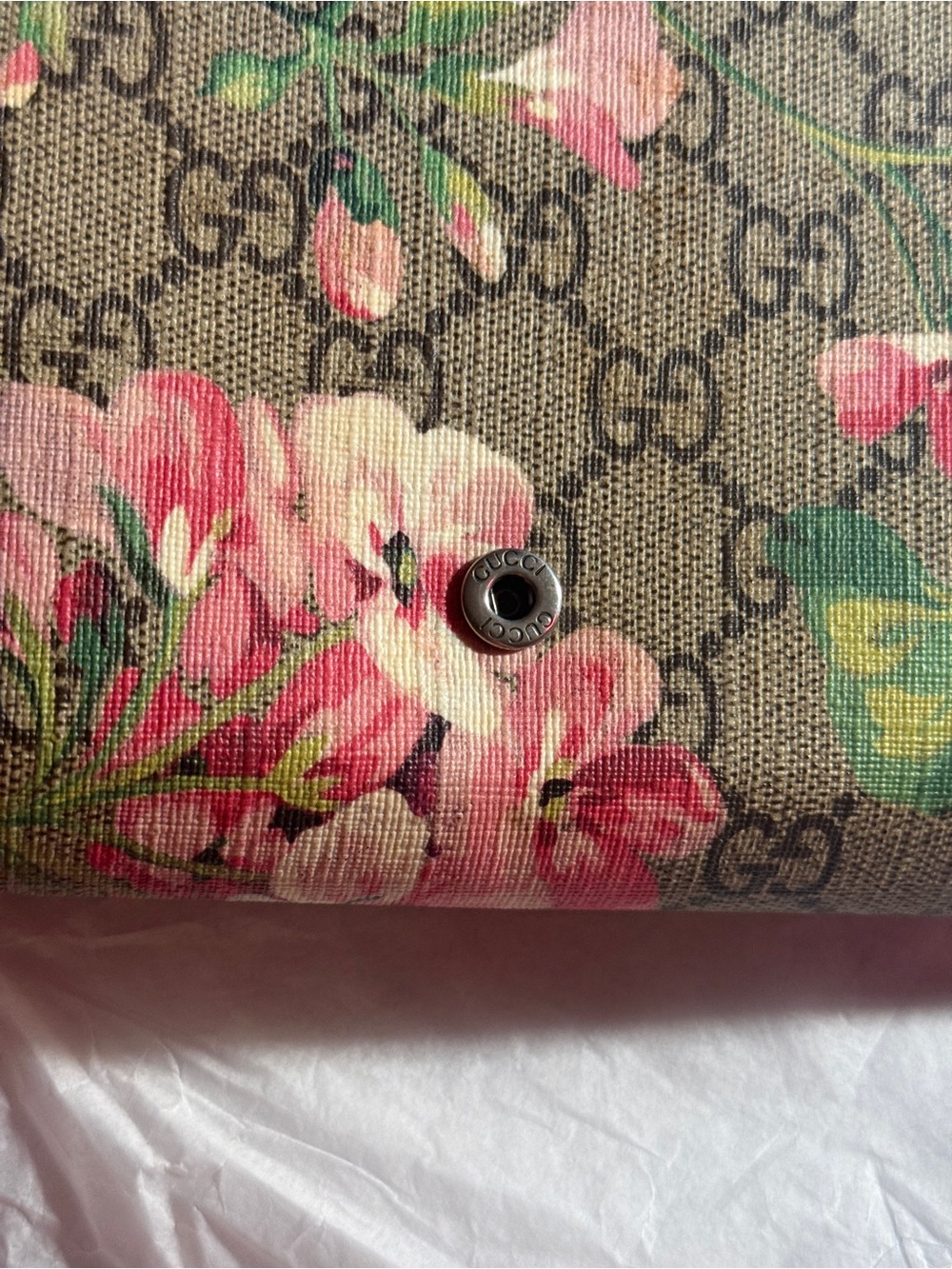 Like-New GUCCI Dionysus GG Blooms Wallet On Chain Bag - Picture 12 of 16